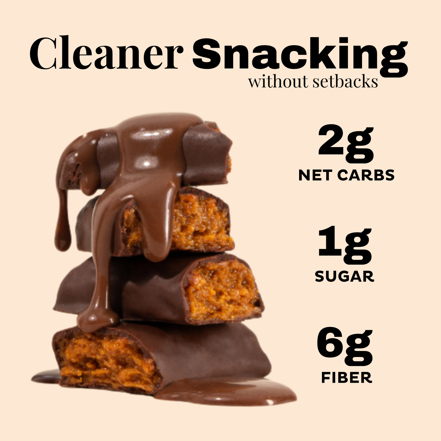 Milk Chocolate Peanut Butter Caramel Crunch, 2g Net Carbs