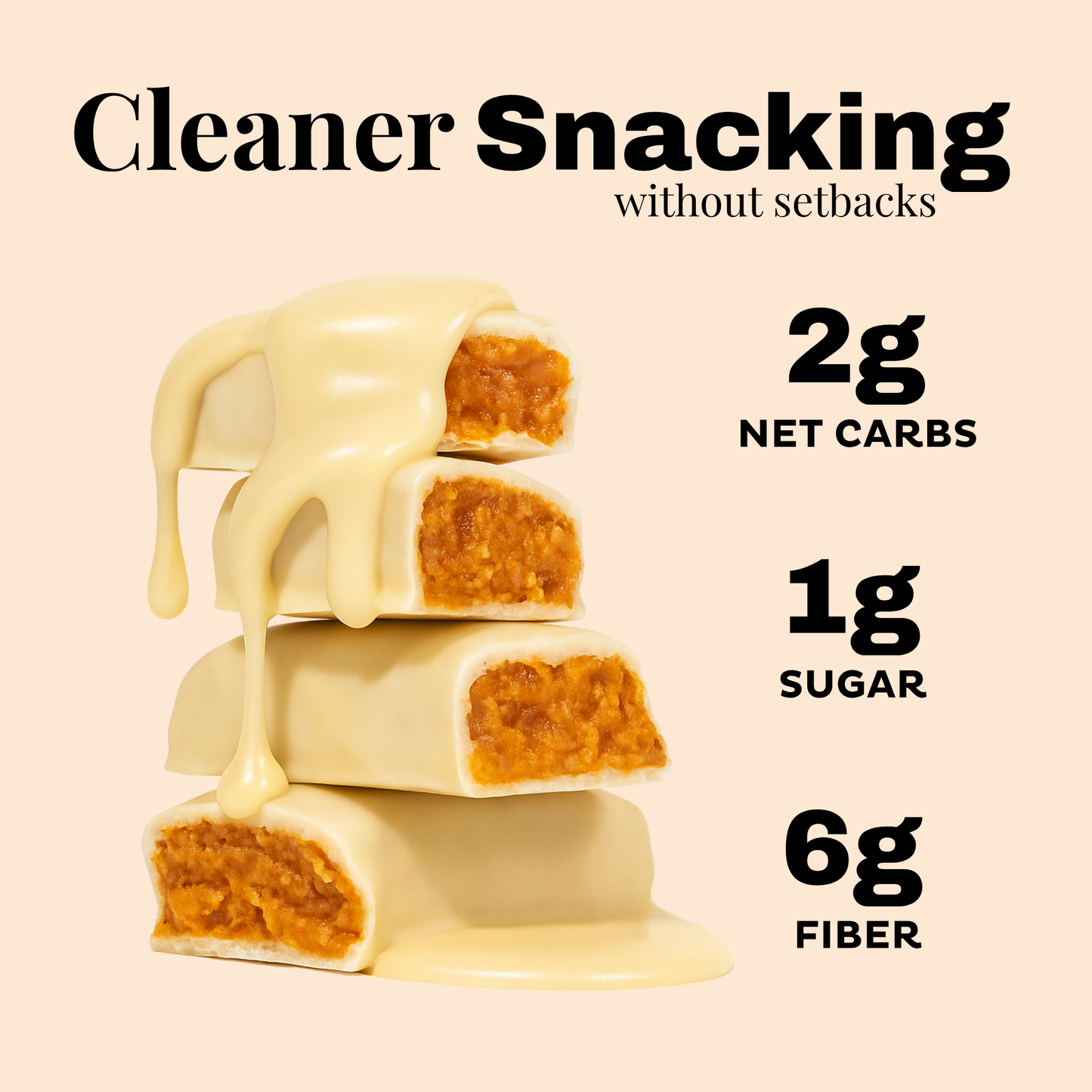 White Chocolate Peanut Butter Caramel Crunch (Keto)