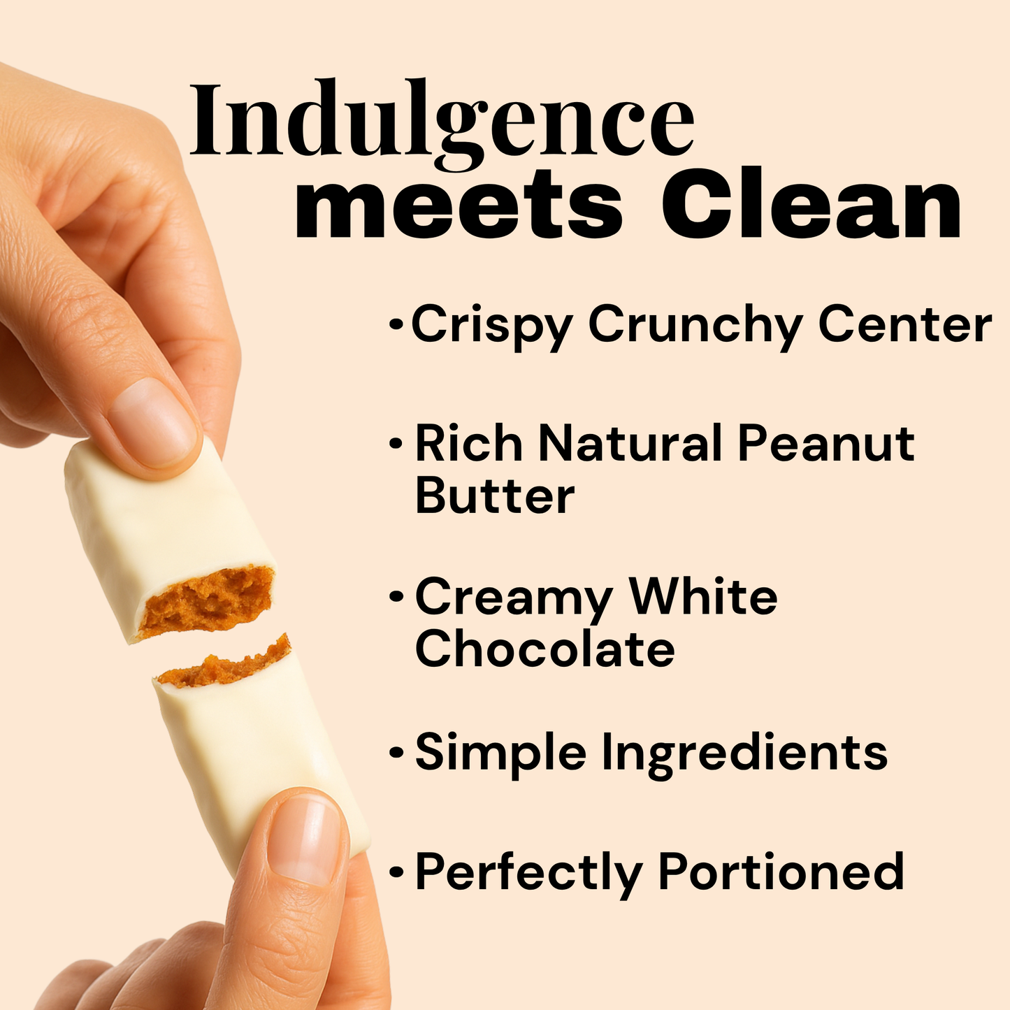 White Chocolate Peanut Butter Caramel Crunch (Keto)