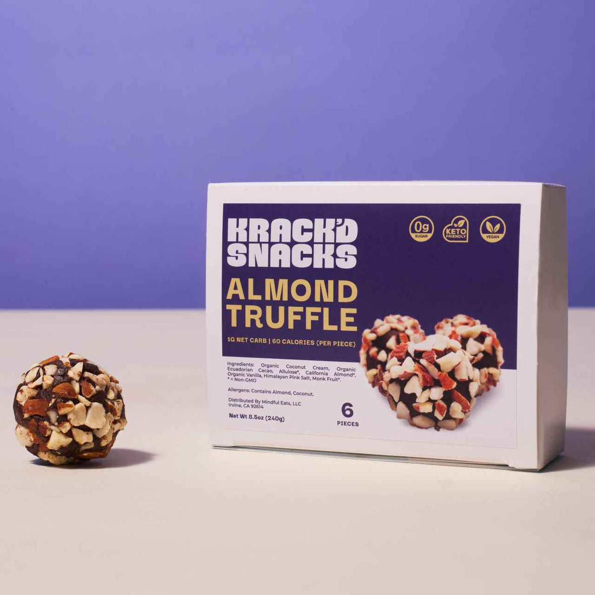 Almond Truffles - 1g Net Carb, 0g Sugar