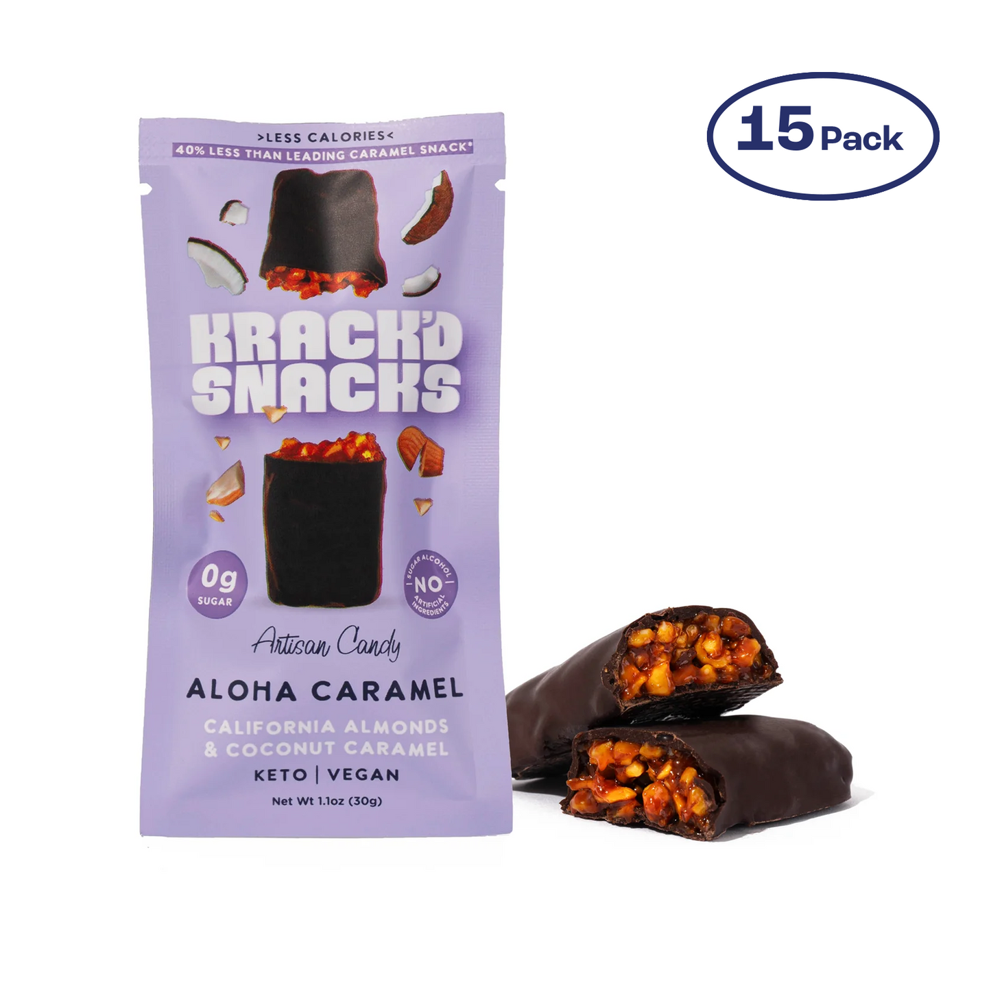 Dark Chocolate Aloha Caramel (Keto | Vegan) (Pack of 5)