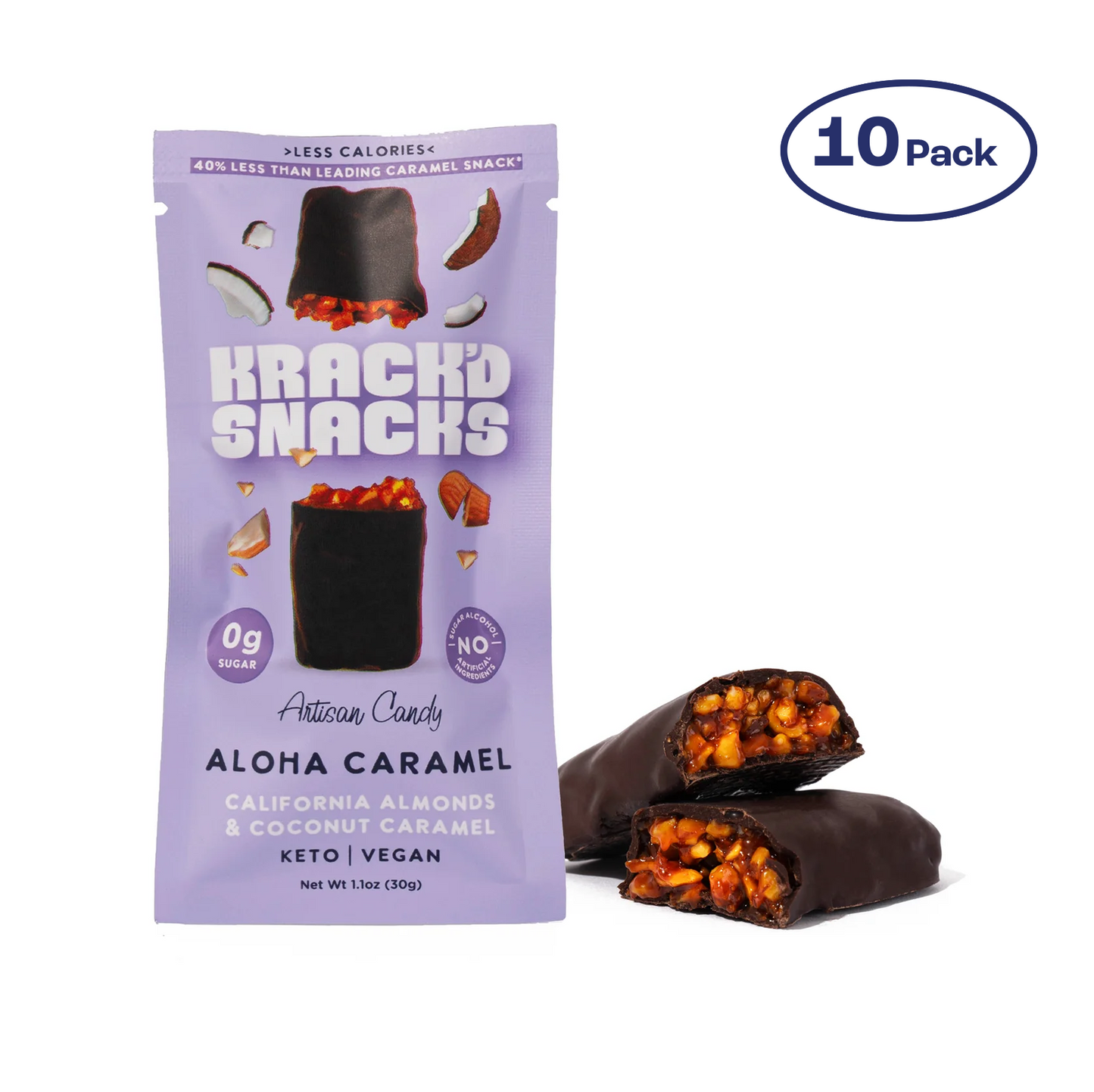 Dark Chocolate Aloha Caramel (Keto | Vegan) (Pack of 5)