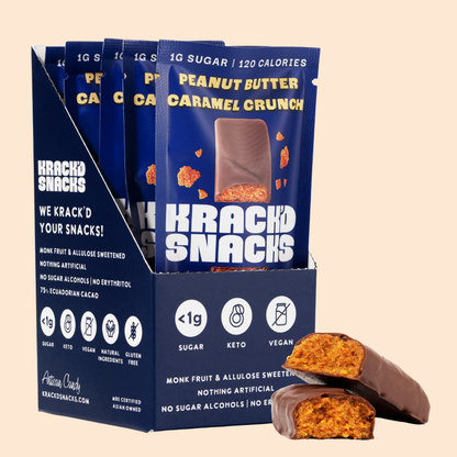 Milk Chocolate Peanut Butter Caramel Crunch, 2g Net Carbs