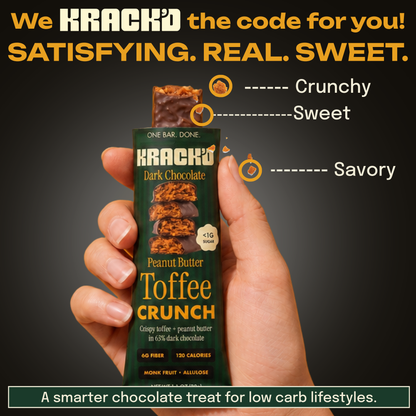 Dark Chocolate Peanut Butter Toffee Crunch