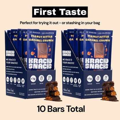 Milk Chocolate Peanut Butter Caramel Crunch, 2g Net Carbs