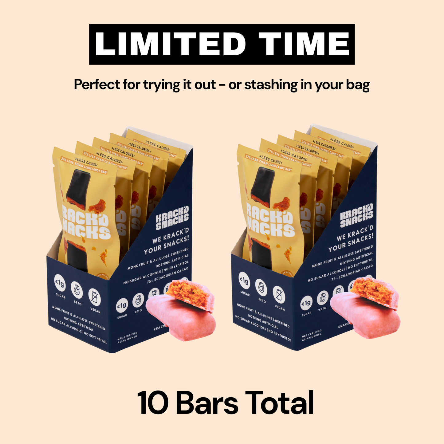 Strawberry PB&J Caramel Crunch (Keto) (Limited)