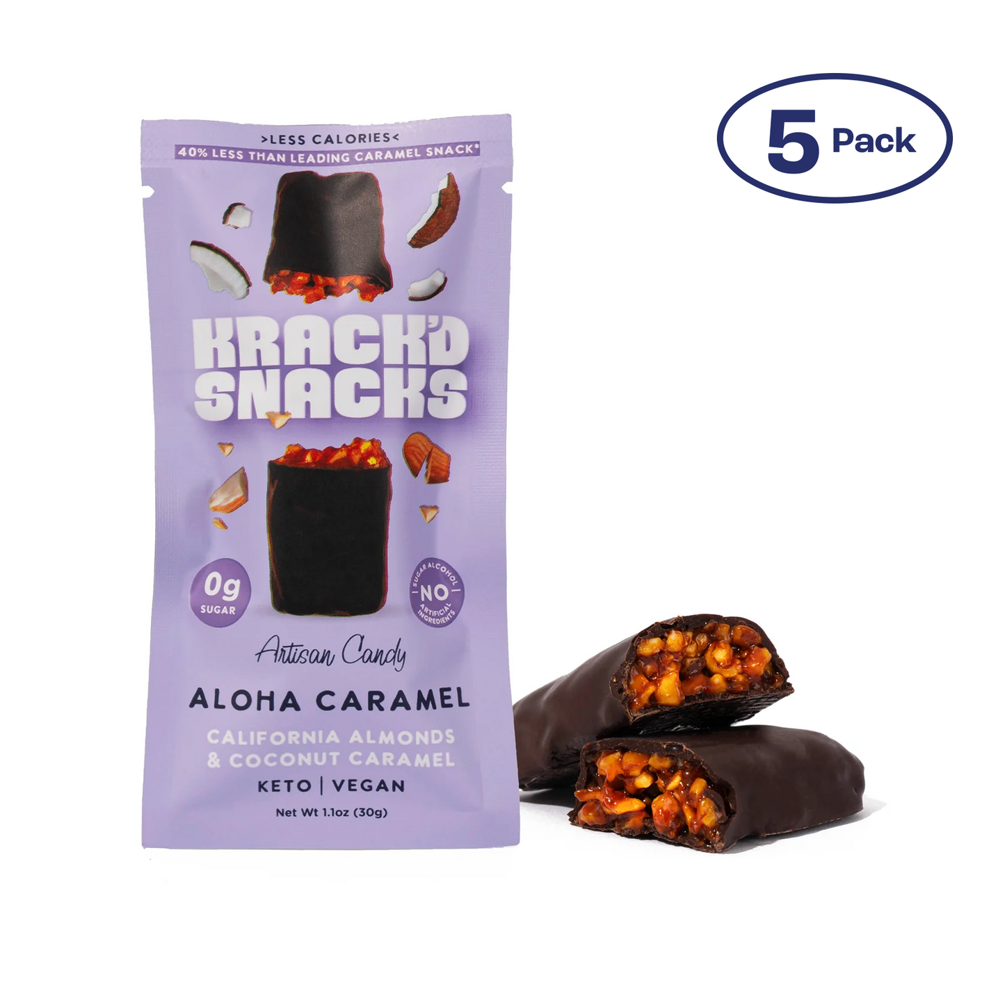 Dark Chocolate Aloha Caramel (5 Pack)