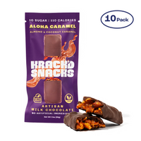 Krack'd Snacks Milk Chocolate Aloha Caramel bar