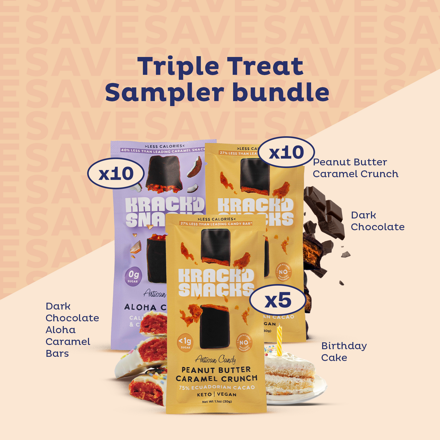 Triple Treat Sampler Bundle - FREE SHIPPING