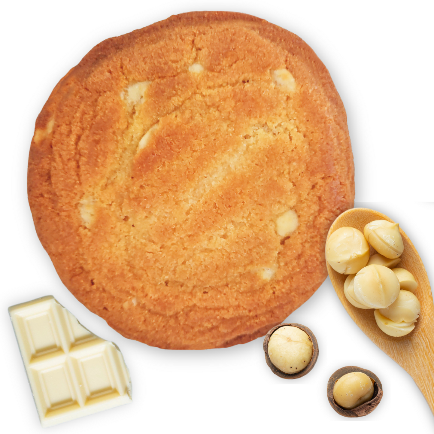White Chocolate Macadamia Protein Cookies (Keto) (5 Cookies)